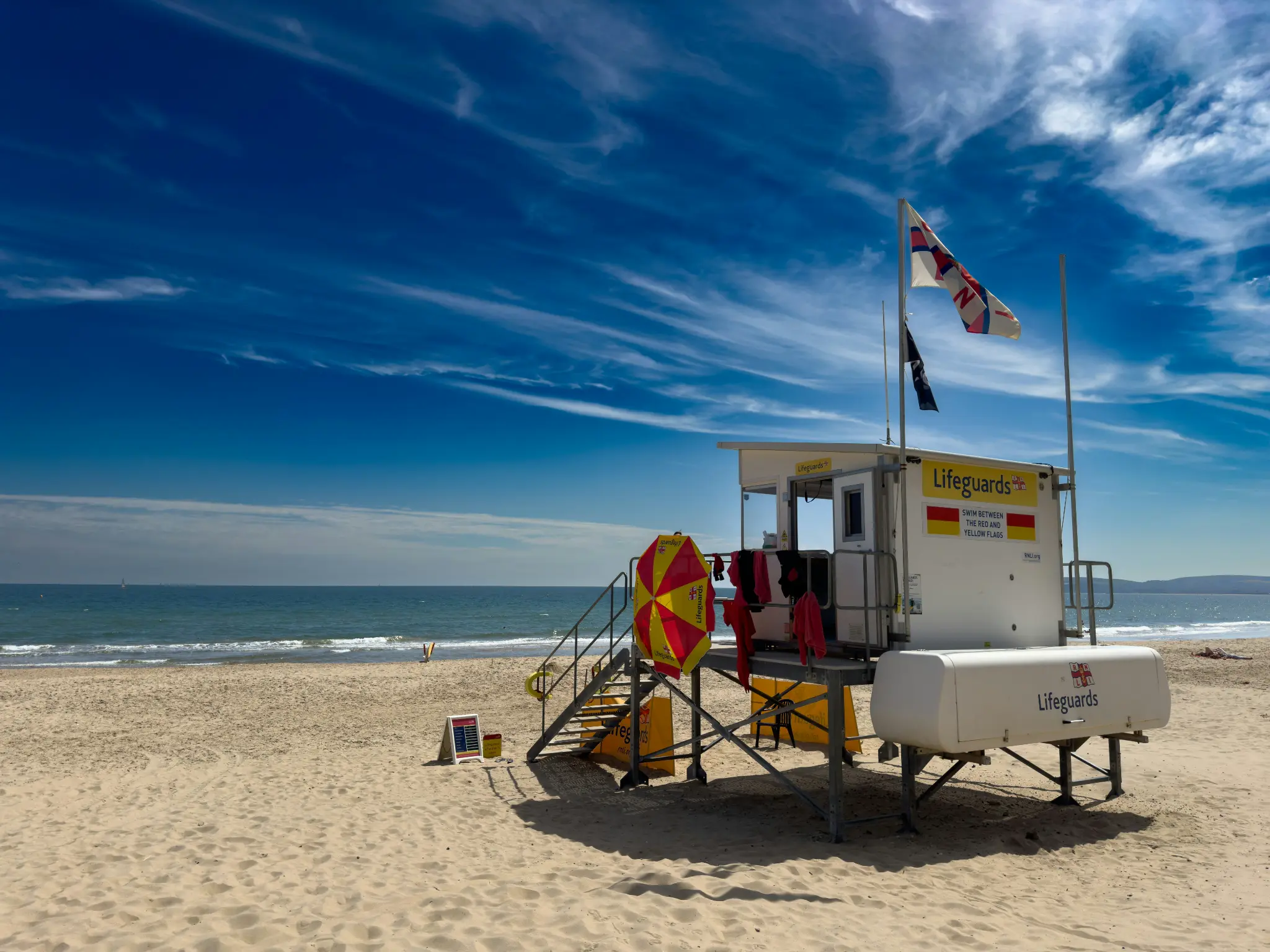 Puesto de salvavidas en Bournemouth